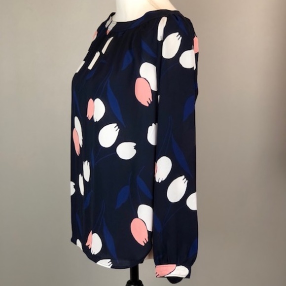 Loft Women Blouse Long Sleeve  Sz S - Picture 3 of 9